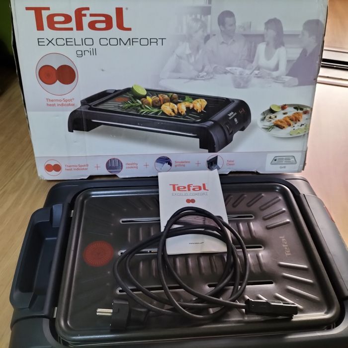 Grelhador Tefal 2000W como Novo, impecável, usado uma vez, com a caixa