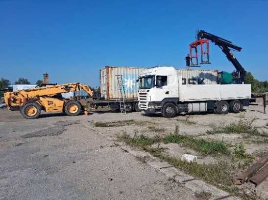 Kontenery Morski 40HC Transport Rozładunek Szczelny