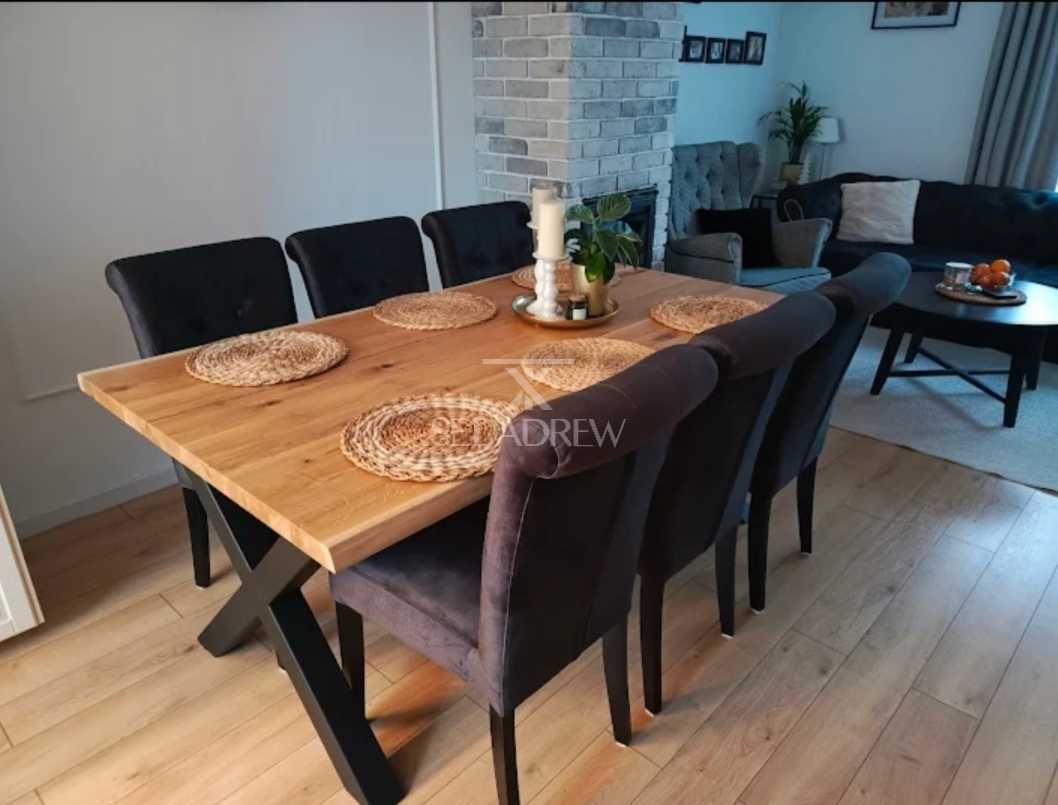 Stoły stoliki regały dębowe rozkładane loft lite drewno na wymiar