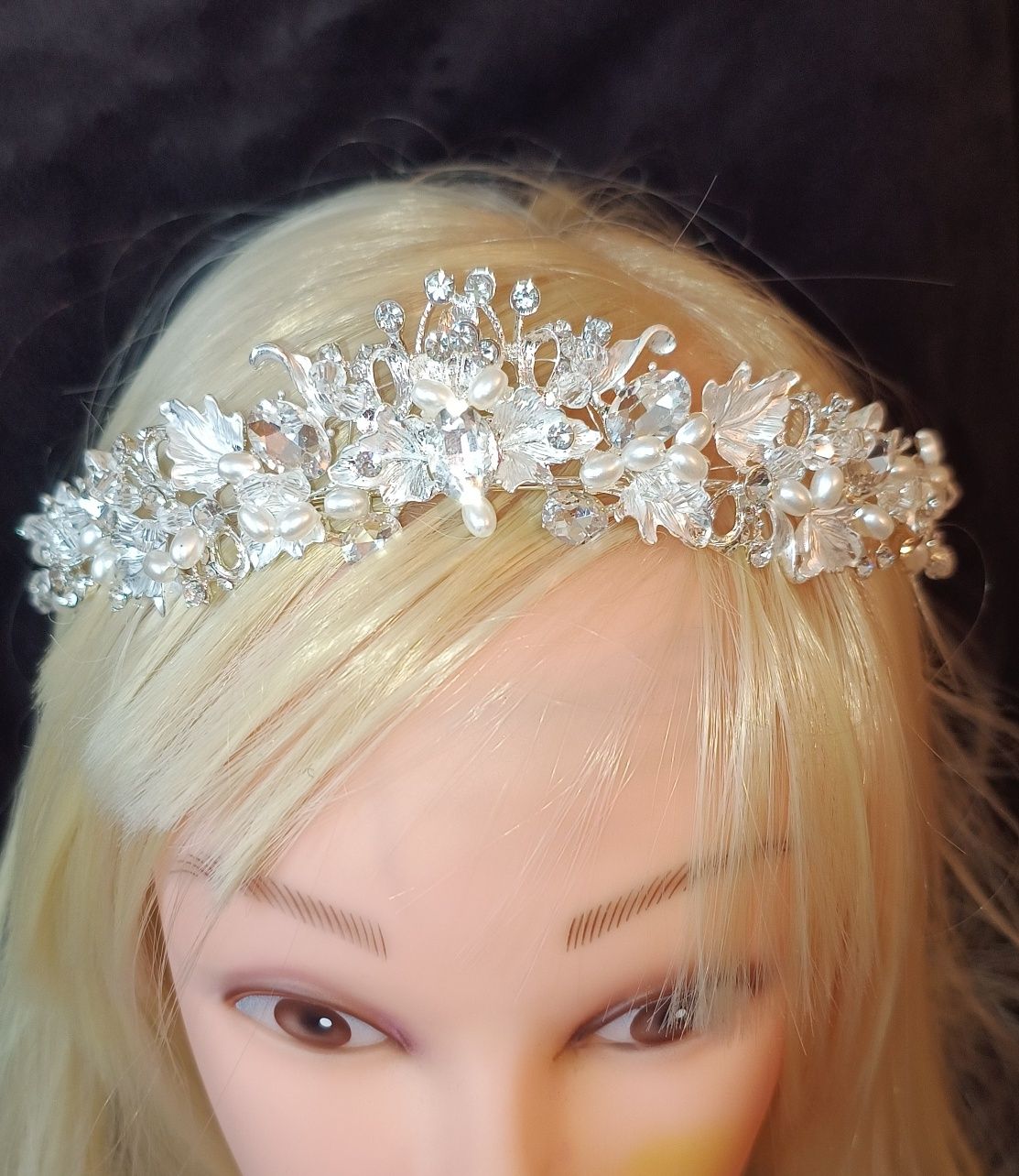 Diadem Tiara Korona ślubna