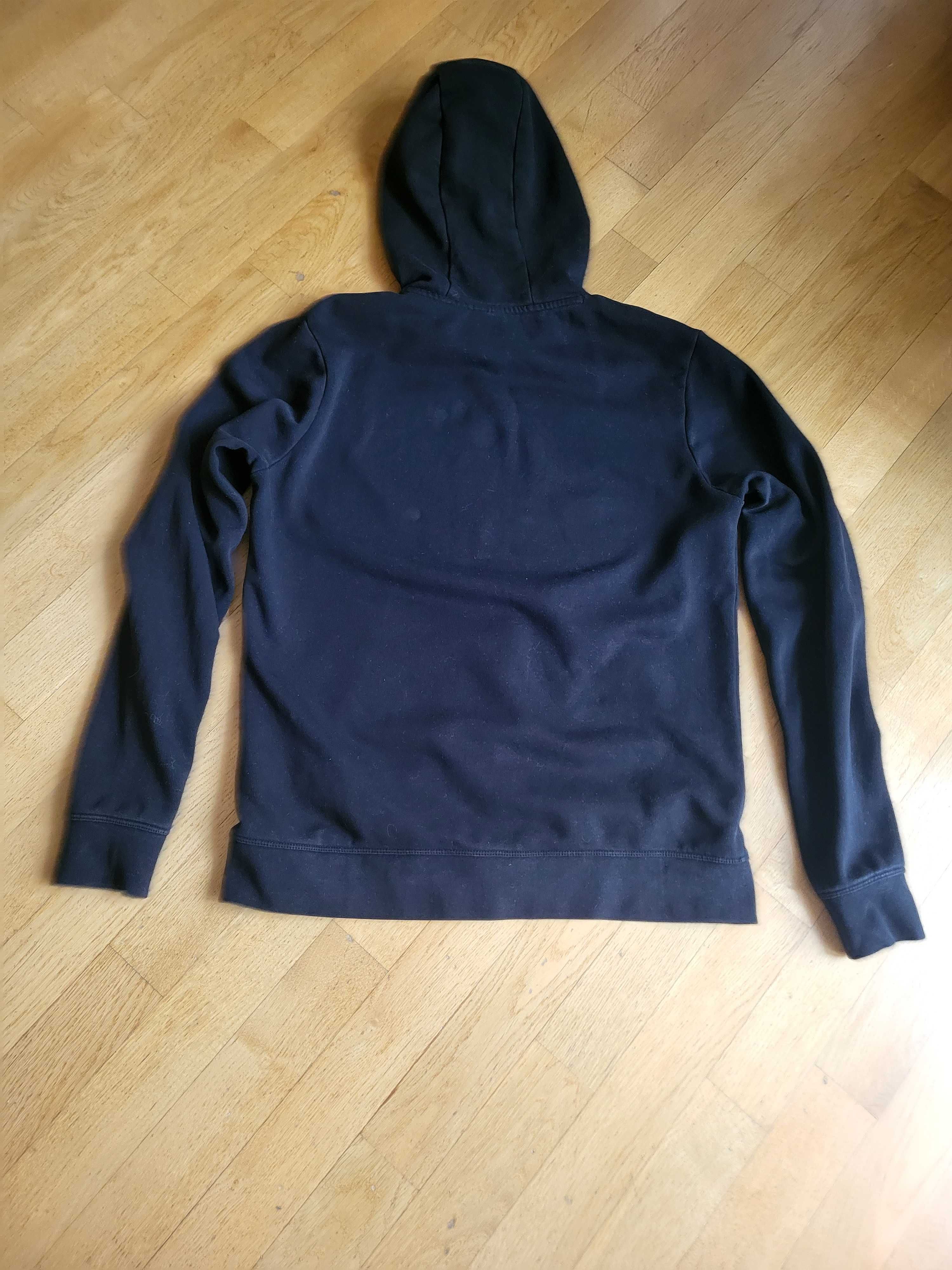 4F Bluza męska, czarna, kangurka, z kapturem, rozmiar M