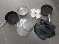 Utensílios Cozinha Queshua Campismo 4 Pessoas