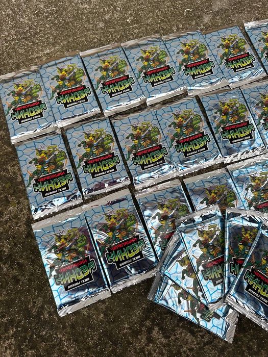 Черепашки ниндзя бустер карточки спак booster карточки коллекционные