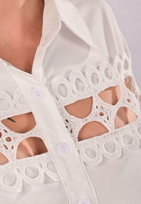 Блуза жіноча з мереживом