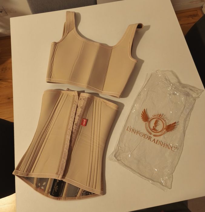 Cinta e colete modeladores Linfodraening originais