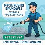 Mycie kostki brukowej Kraków | Profesjonalne czyszczenie