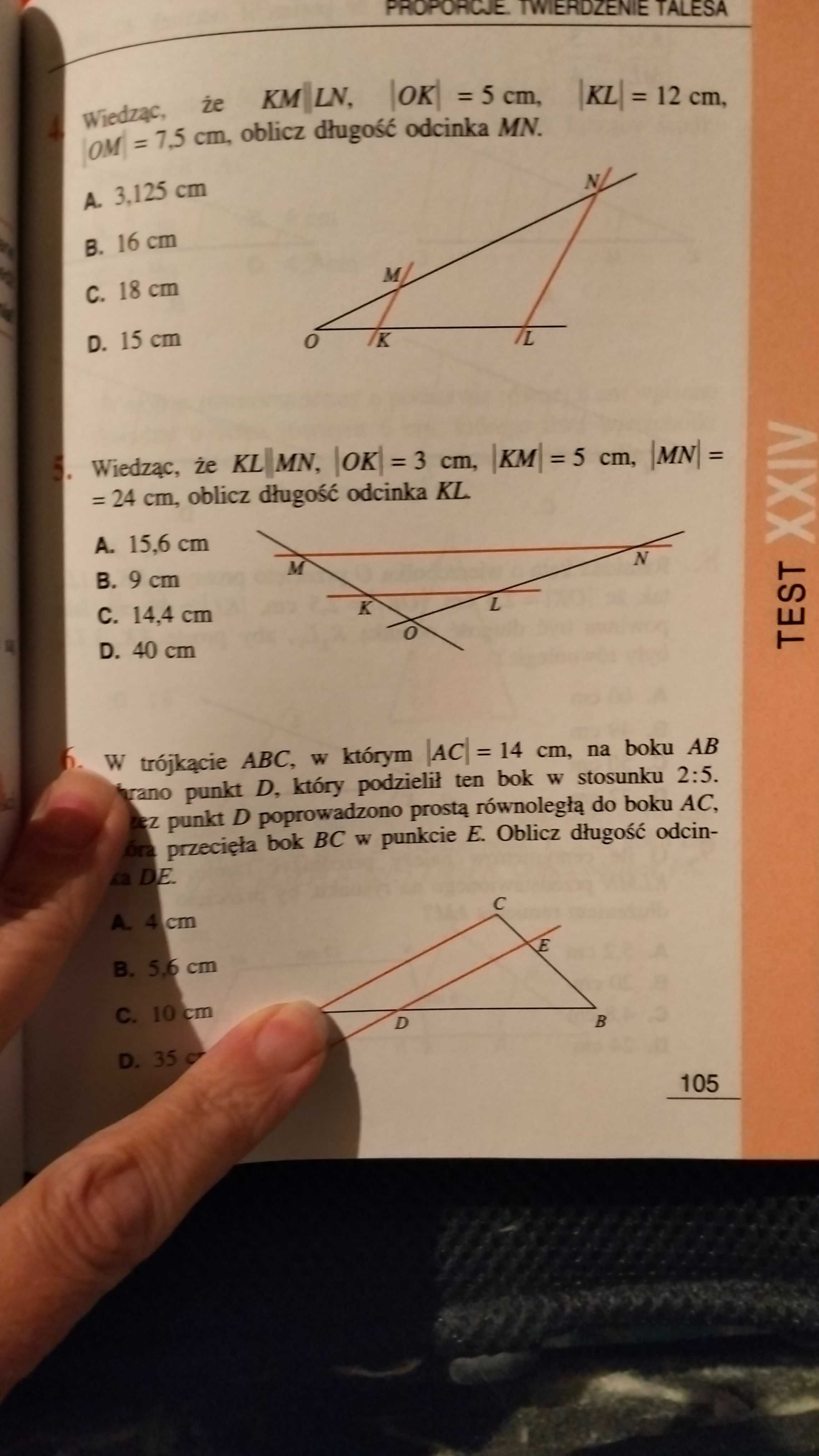 Testy z matematyki dla uczniów gimnazjum