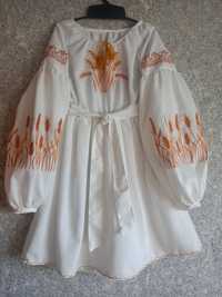 Вишите плаття сукня вишиванка для дівчинки недорога вишиванка дитяча