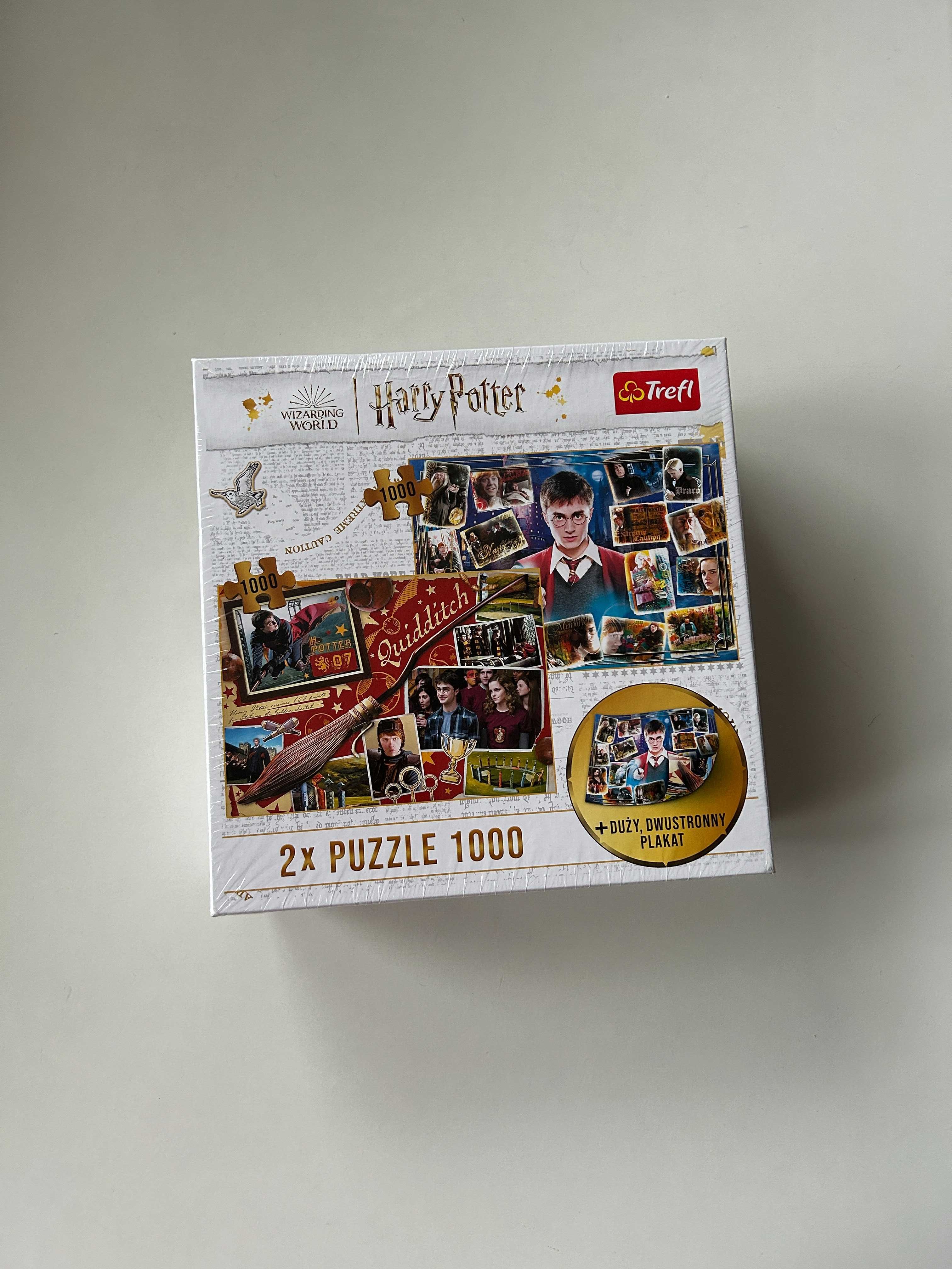NOWE puzzle Trefl Harry Potter 2 x 1000 elementów + plakat