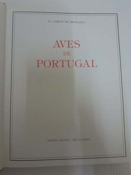 Aves de Portugal, D.Carlos de Bragança