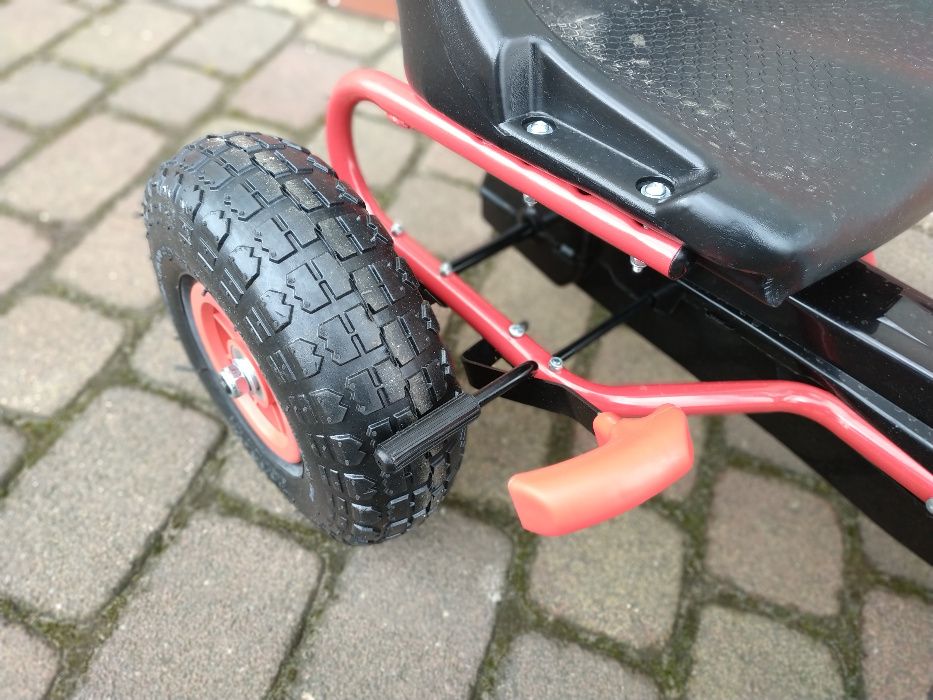 Gokart dla Dziecka Na pedały # Pompowane Koła # Mocna Rama