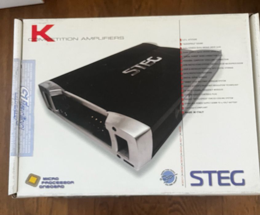 Професійний автозвук. Автопідсилювач STEG K2/01. 3 одиниці