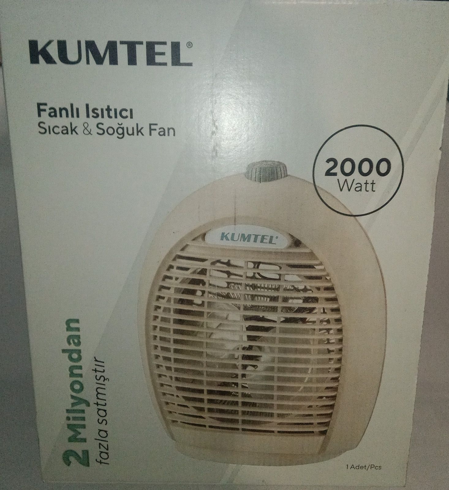 Тепловентилятор KUMTEL LX-6331 FAN HEATER