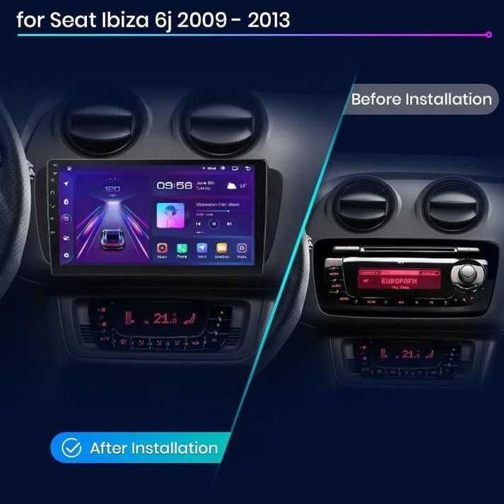 Radio Nawigacyjne do Seat Ibiza 6J 2009 - 2013 z Android Auto 1GB 32GB