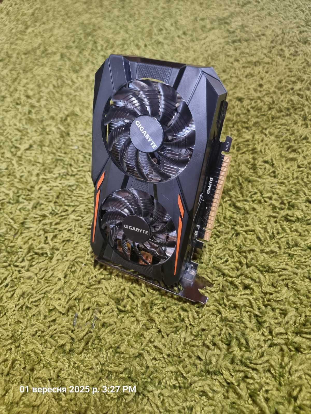 Відеокарта Gigabyte PCI-Ex GeForce GTX 1050 TI OC 4GB GDDR5