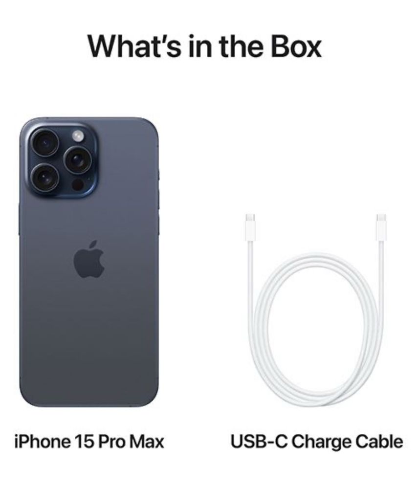 Iphone 15 Pro Max 256GB Azul Titanio COMO NOVO SEM MARCAS!