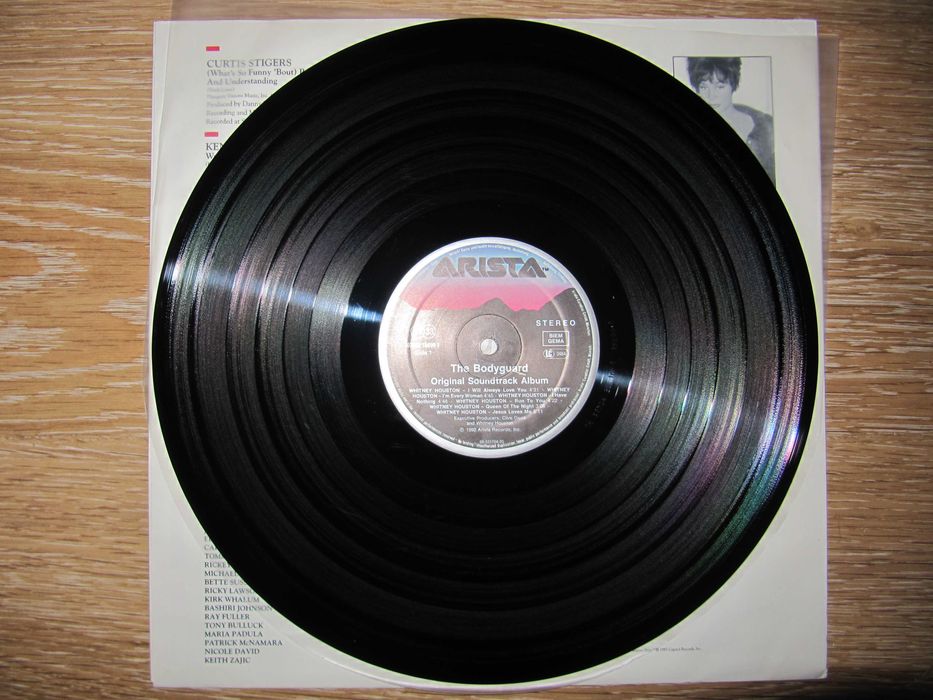 WHITNEY HOUSTON -The Bodyguard (Телохранитель)- 1992 *ОРИГИНАЛ - Винил