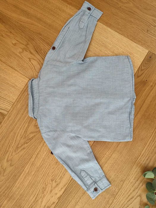 Zestaw 2szt- koszule 74 koszula niemowlęca chłopięca bawełniana