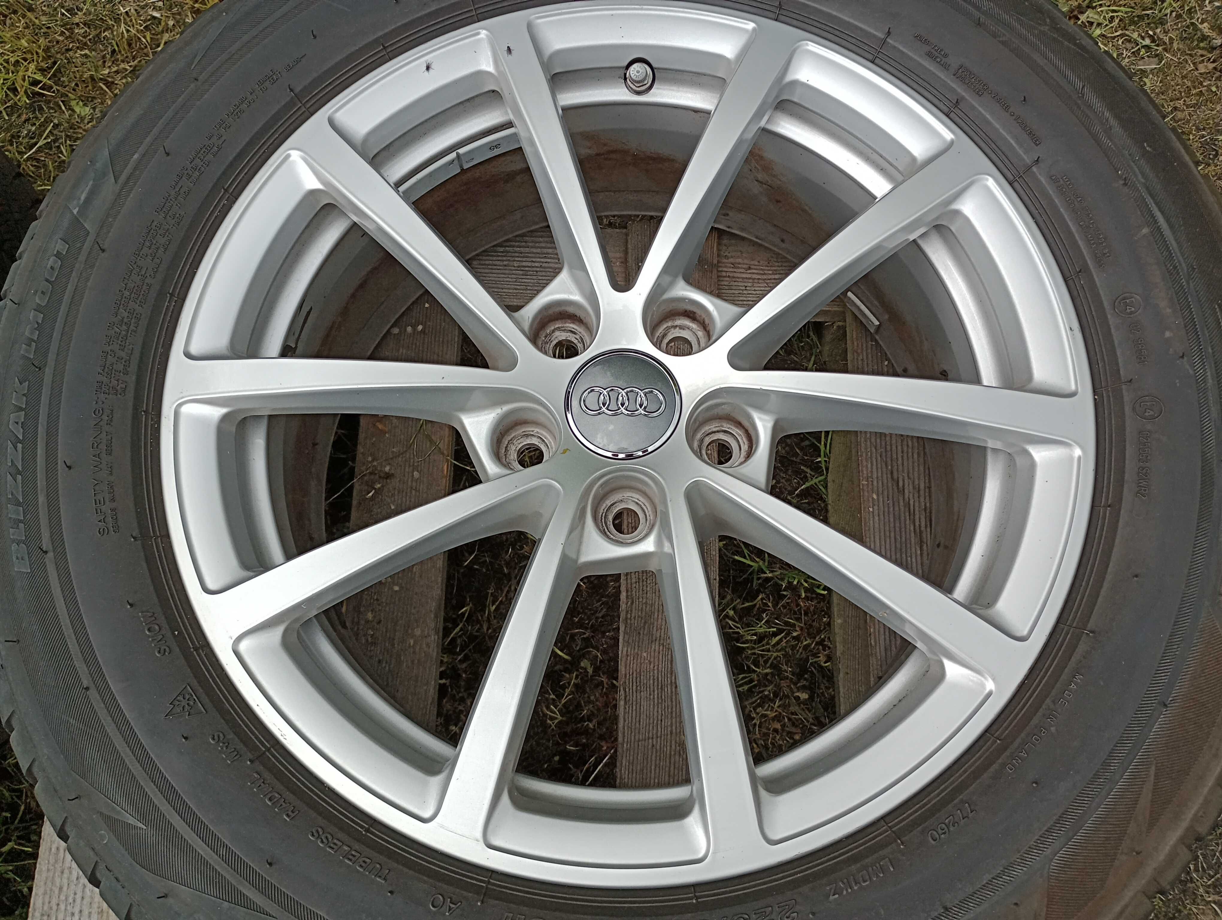 Alufelgi 17 cali 5x112 AUDI A6 C8 oryginalne SLine A4 VW Seat Skoda