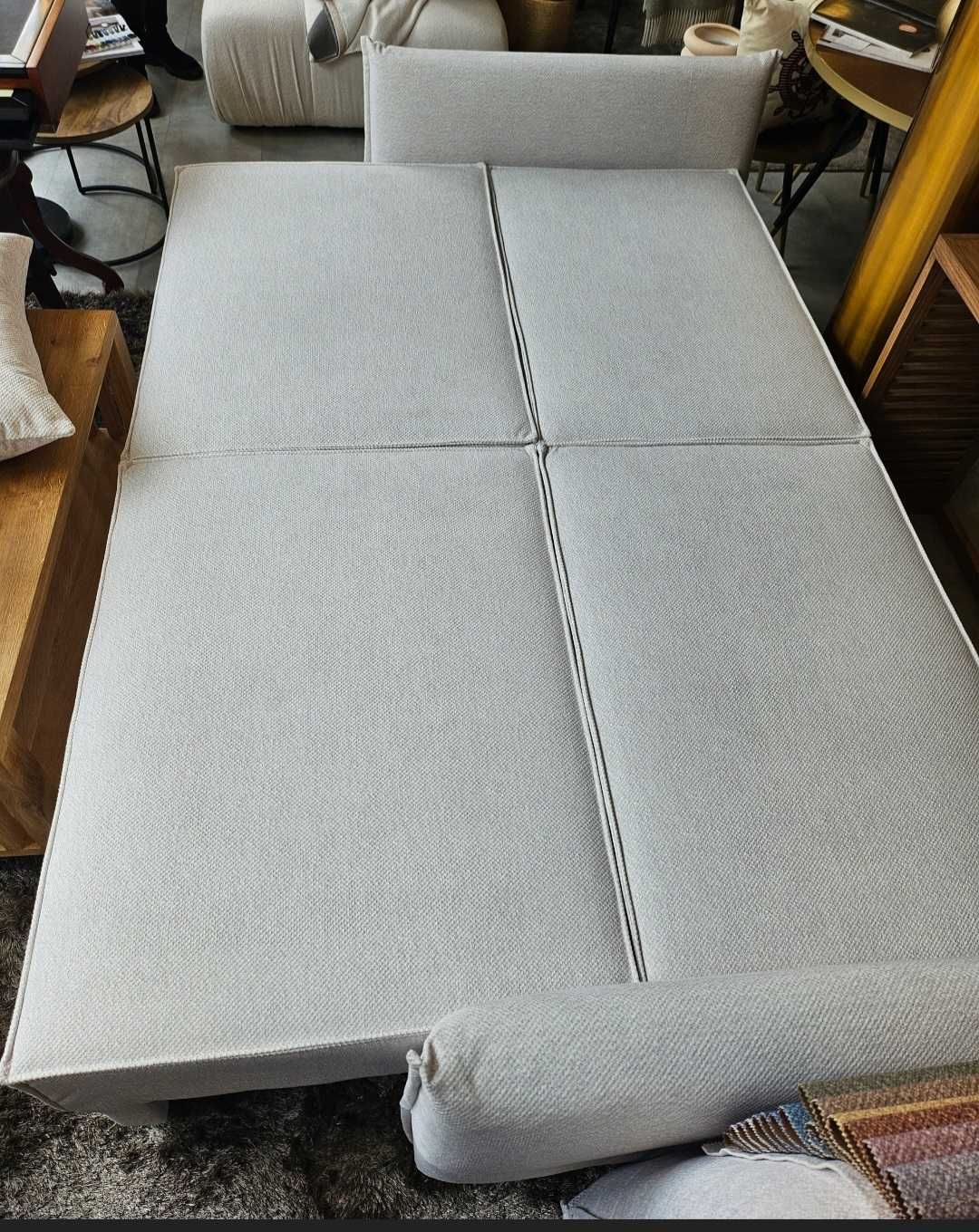 ALMI DECIR Sofa z Funkcją spania oraz pojemnikiem na pościel 228x100cm