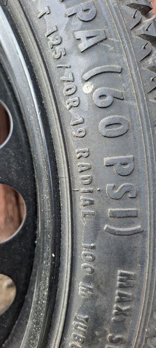 Dojazdówka Audi A4 A5 125/70 R19 Nowa