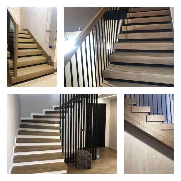 Виготовлення та монтаж сходів (бетон/металокаркас) Бук/Ясень/Дуб ЛЬВІВ