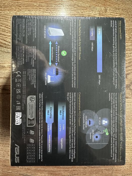 ASUS RP-BE58 BE3600 – wzmacniacz WiFi 7 / repeater (nowy)