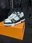 ButyBlack LouisVuitton LvDamskie i MęskieCasualoweTrampki Trainer,45