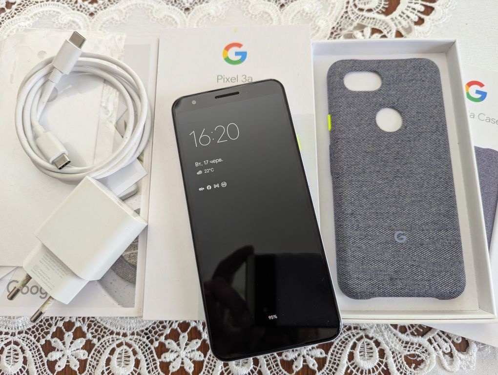 ІДЕАЛ Google Pixel 3a 4-64Gb/2-Sim/NFC/Без Вигорання/Комплект