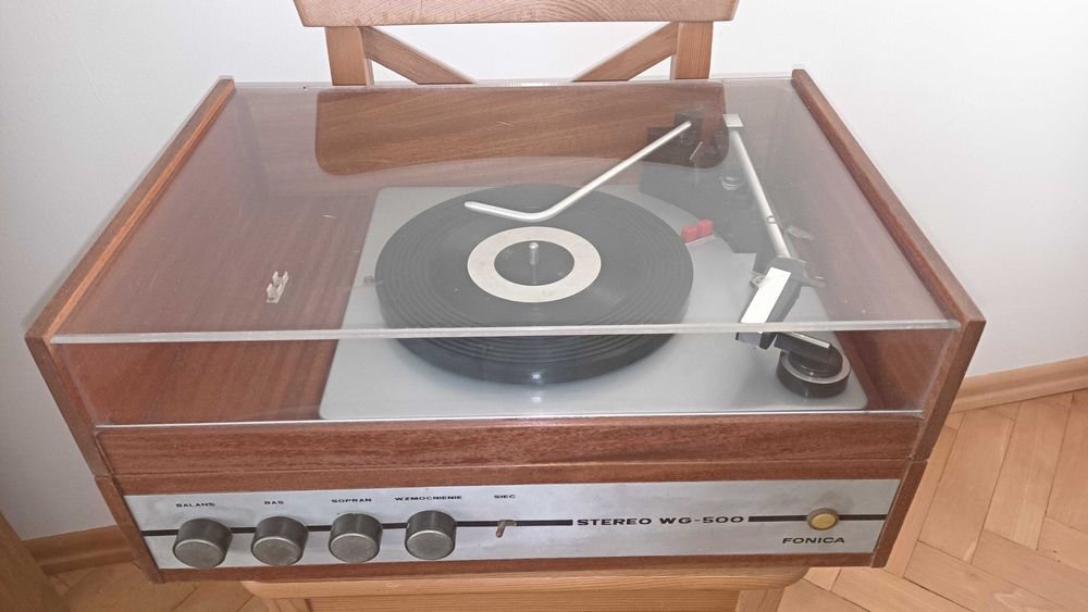 FONICA  WG-500 F gramofon,adapter PRL -super stan ! RARYTAS