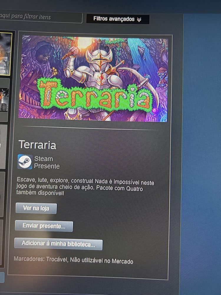 Gift do jogo Terraria
