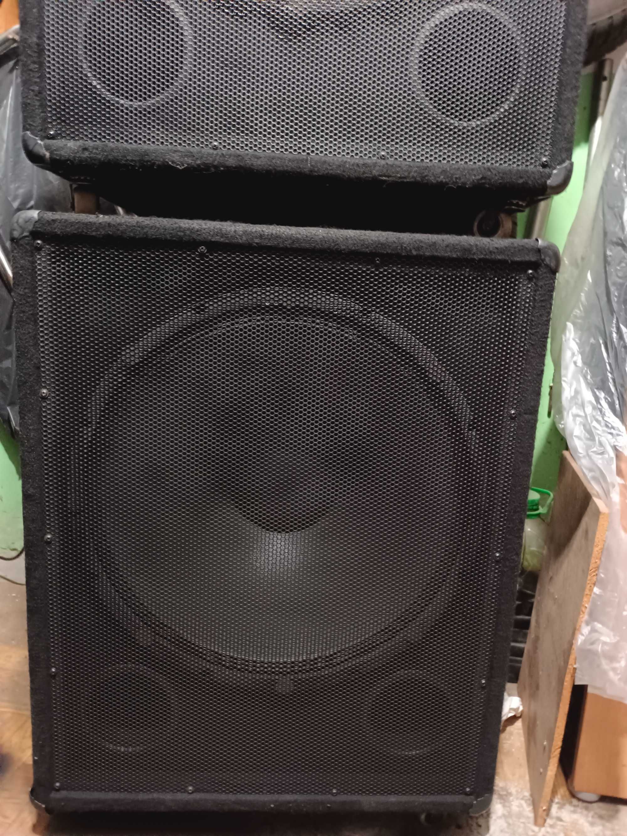 kolumny IBIZA DB 215 A i Subwoofer pasywny 600W RMS