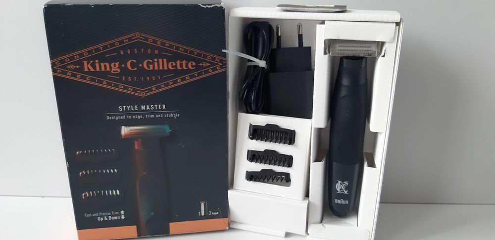 King C. Gillette Style Master Bezprzewodowy Trymer do Brody i Zarostu