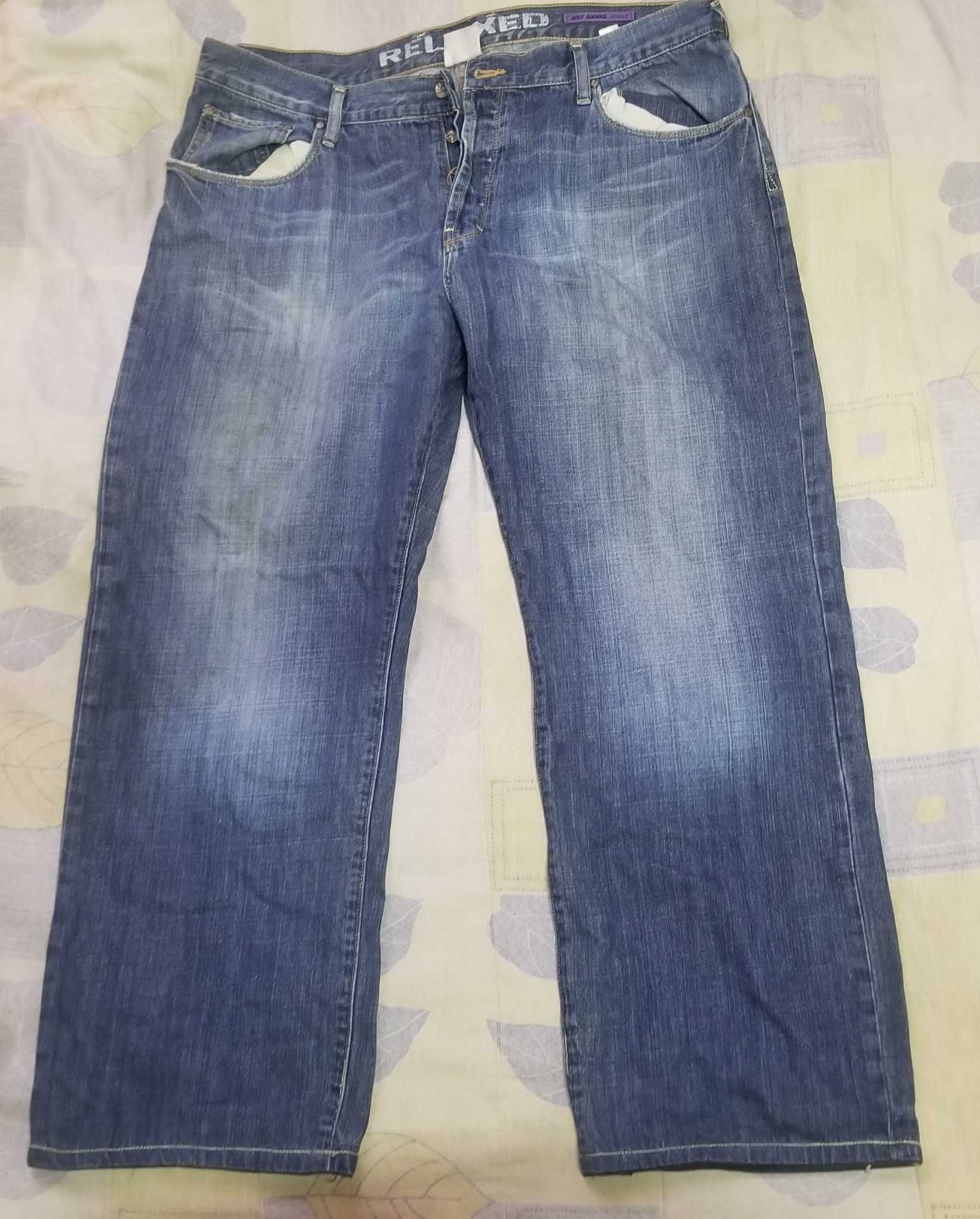 Джинсы мужские JEFF BANKS JEANS крутые 52 пояс sharp