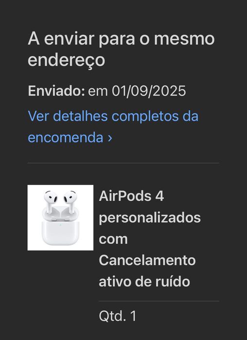 AirPods 4 c cancelamento ativo de ruido Originais - preço negociável
