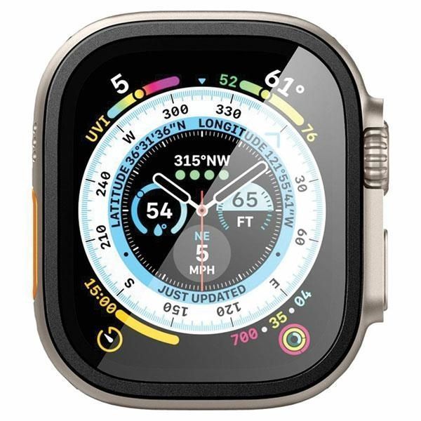 Spigen Alm Glas.tr Slim Pro Apple Watch Ultra (49Mm) Black Agl06163