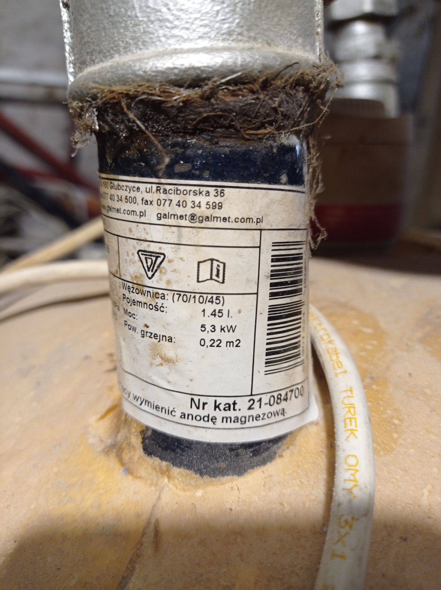 Sprzedam Elektryczny bojler 80l z wężownicą