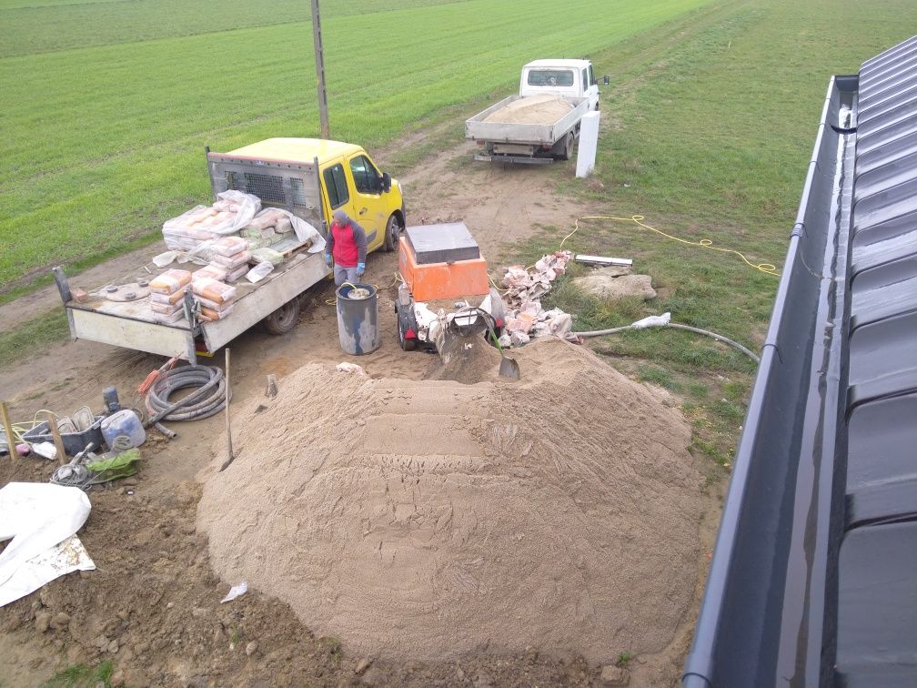 Posadzki maszynowe przemysłowe z agregatu z mixokret wylewki