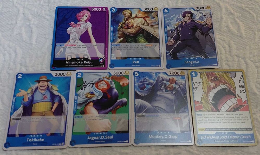 lote de 45 cartas one piece tcg OP06
