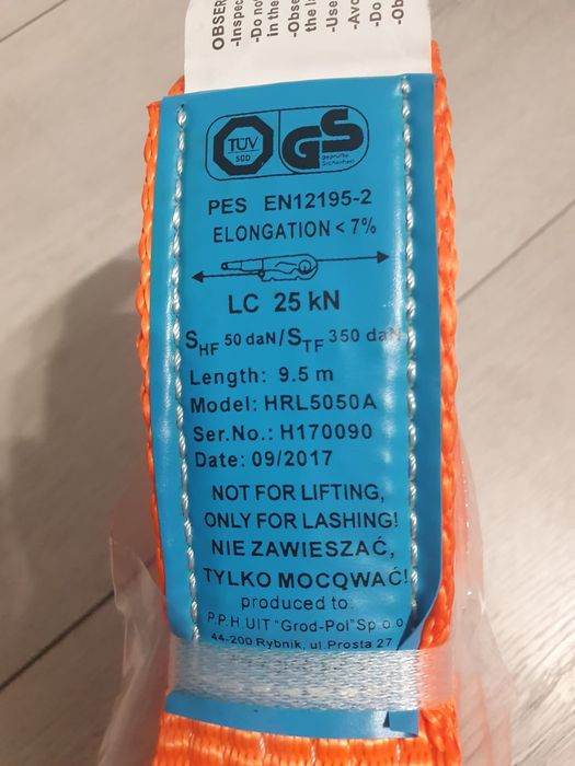 Pasy transportowe 10 metrów