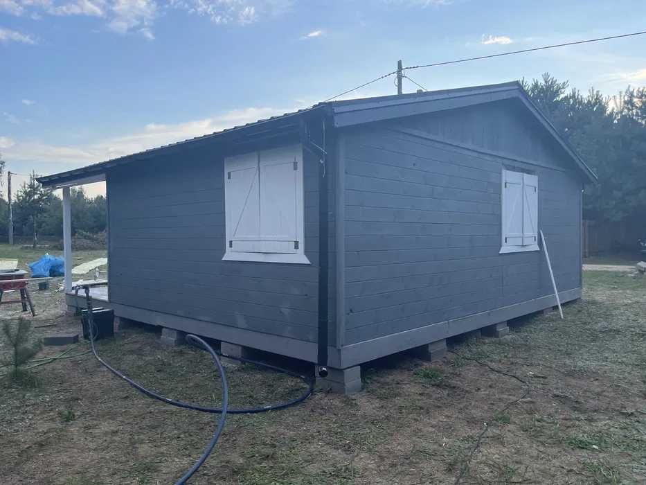 Domek konstrukcji szkieletowej 7000x5000 + Taras 7000x2000 PRODUCENT