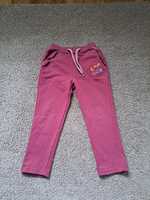 Ciemno różowe ciepłe spodnie dresowe dla dziewczynki 104/110, Lemon