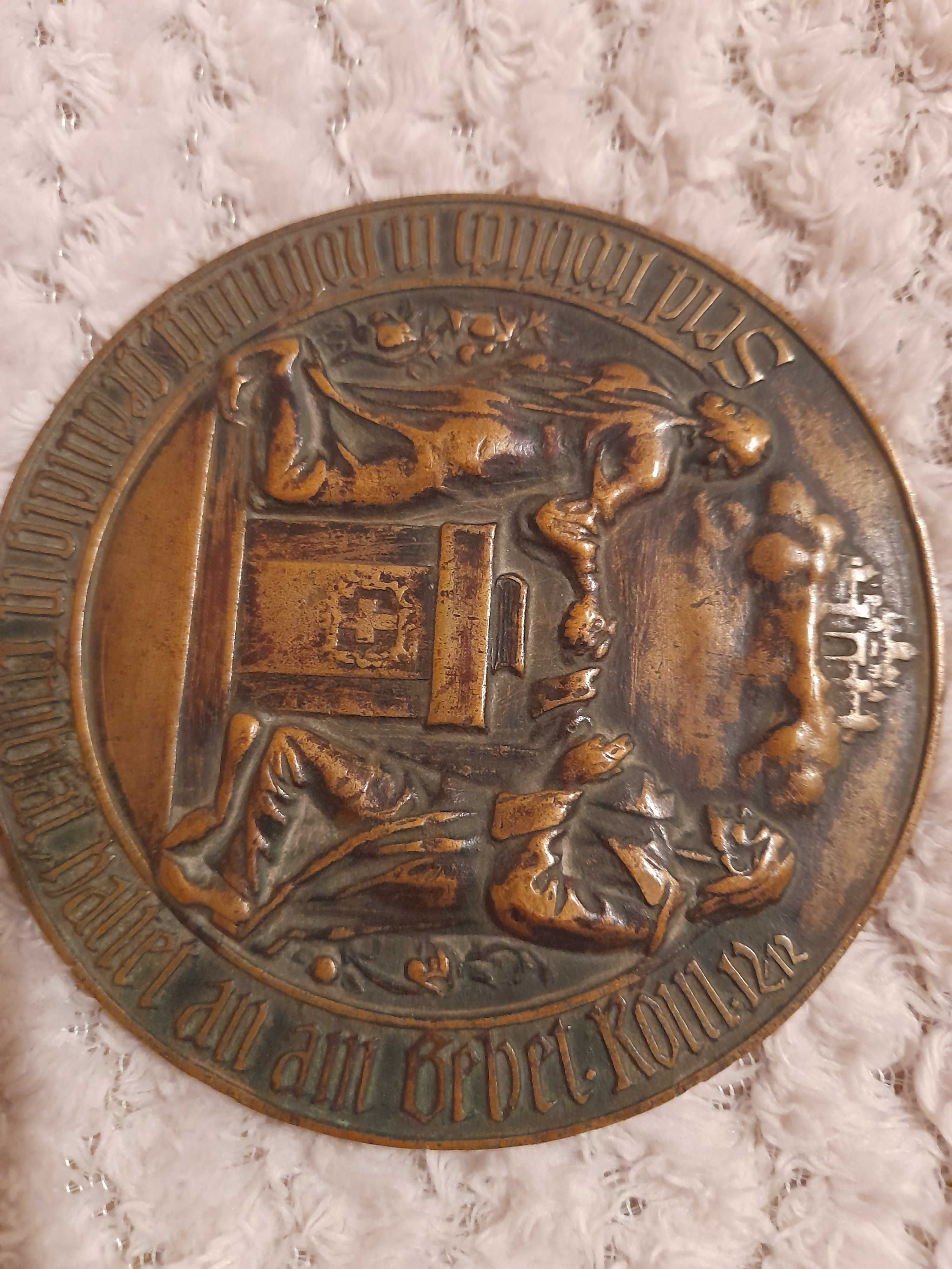 Medal Ewangelicki ZŁOTE GODY z 1922 roku