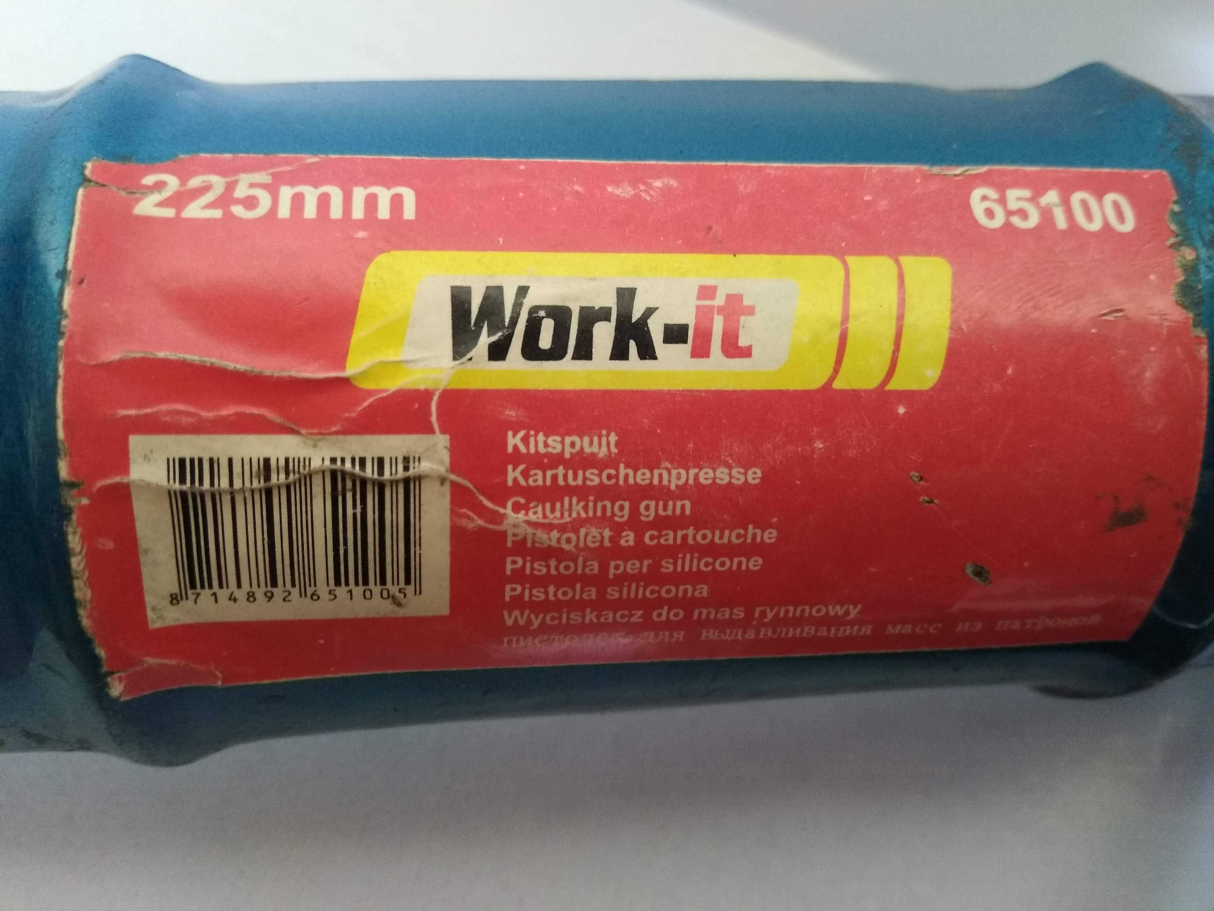 Пистолет для герметика 225 мм  Work it Польша