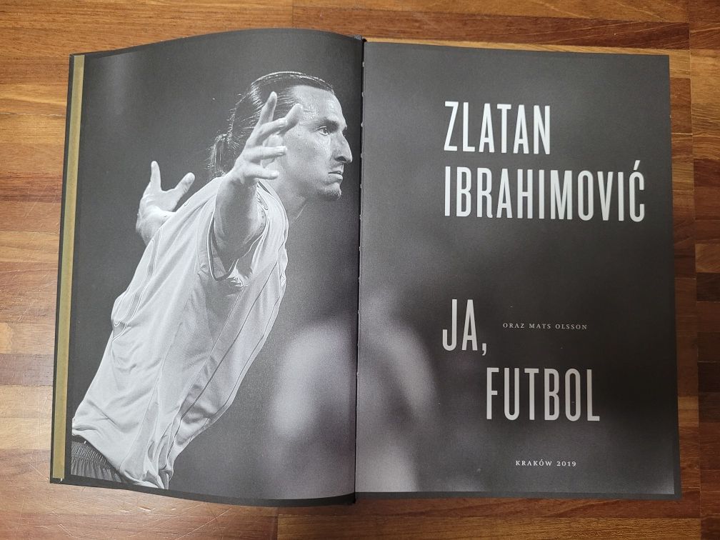 Książka piłkarska biografia Ja Futbol Zlatan Ibrahimović 2019