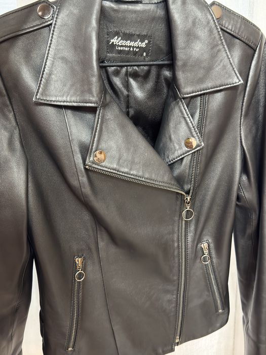 Куртка Стильная женская кожаная