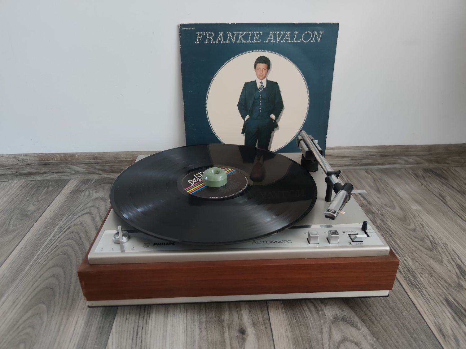 Gramofon Philips 22GA 160 lata 70 + Frankie Avalon unikat retro