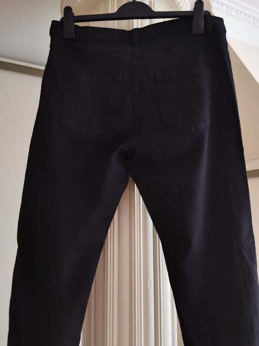 HIT! Czarne Spodnie Skinny Rozmiar 44 (Janina) - Nigdy Nie Noszone!