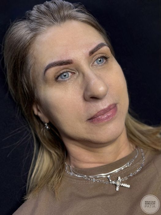 300 zł Makijaż permanentny brwi mobilne usługi dojazd do domu klienta