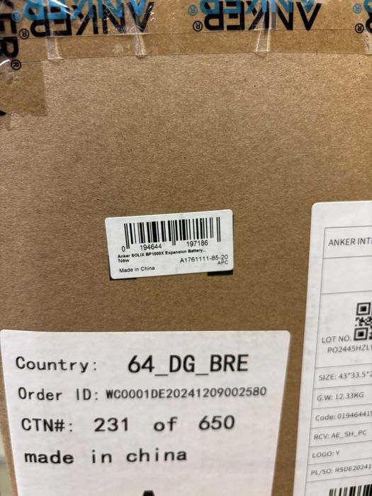 Додаткова батарея Anker Solix bp1000 LiFePo4 НОВА В НАЯВНОСТІ ЄВРОПА